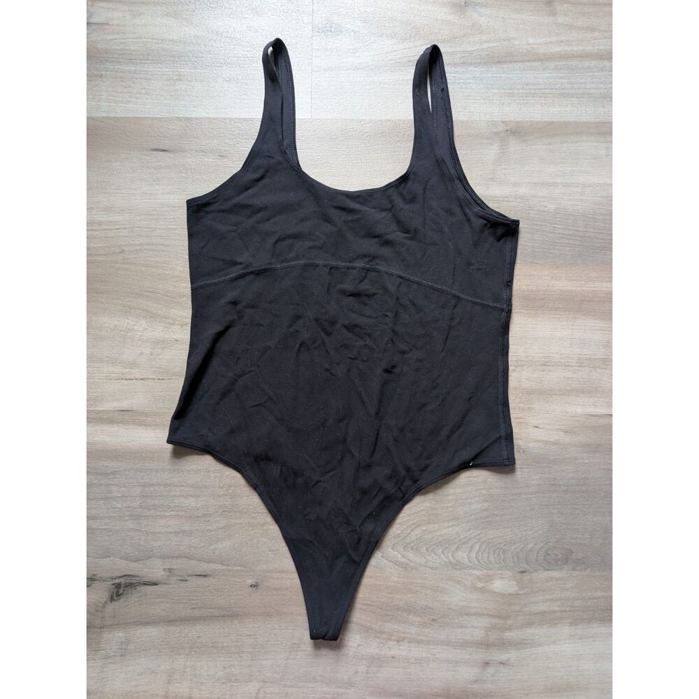 Aritzia TNA TnAction Black Bodysuit, Large (C2)